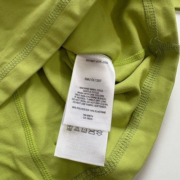 Mountain Hardwear Lime Green Hooded Pullover Sweatshirt Size Large - Picture 4 of 7